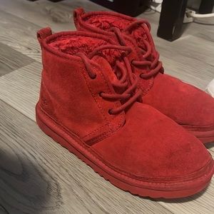 Used red Uggs